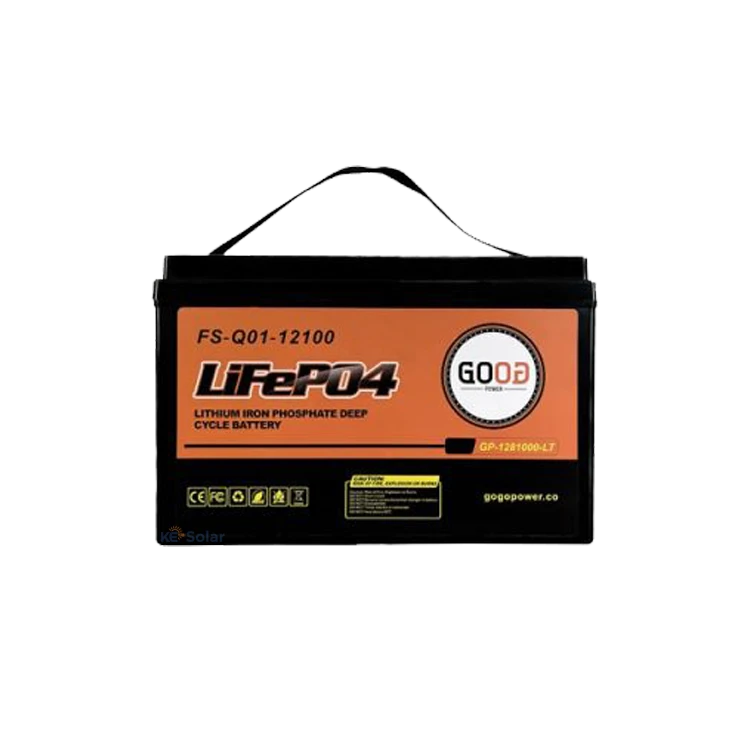 عکس اصلی باتری خورشیدی GoGo Power GP-1281000-LT گوگو پاور 12 ولت 100 آمپر