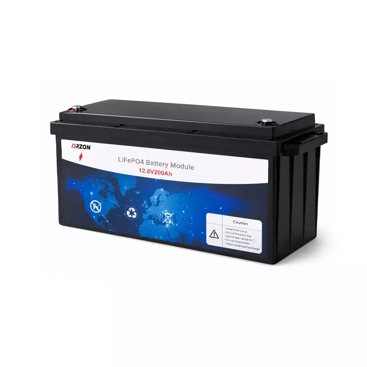 عکس اصلی باتری لیتیوم 12V 200Ah برند RZE مدل RZE-12200LI-S