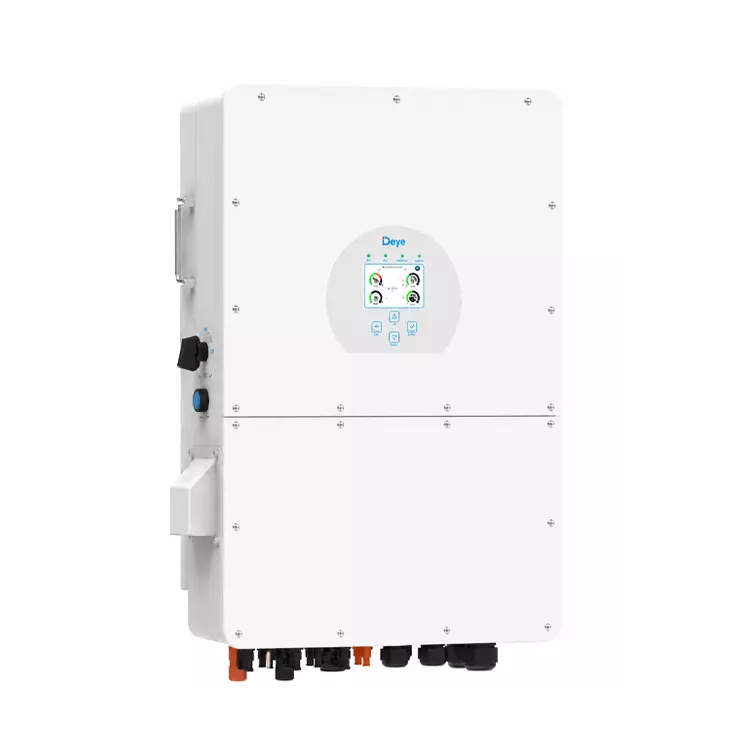 عکس اصلی اینورتر هیبرید 30KW برند Deye مدل SUN-30K-SG02HP3-EU-AM3 سه فاز