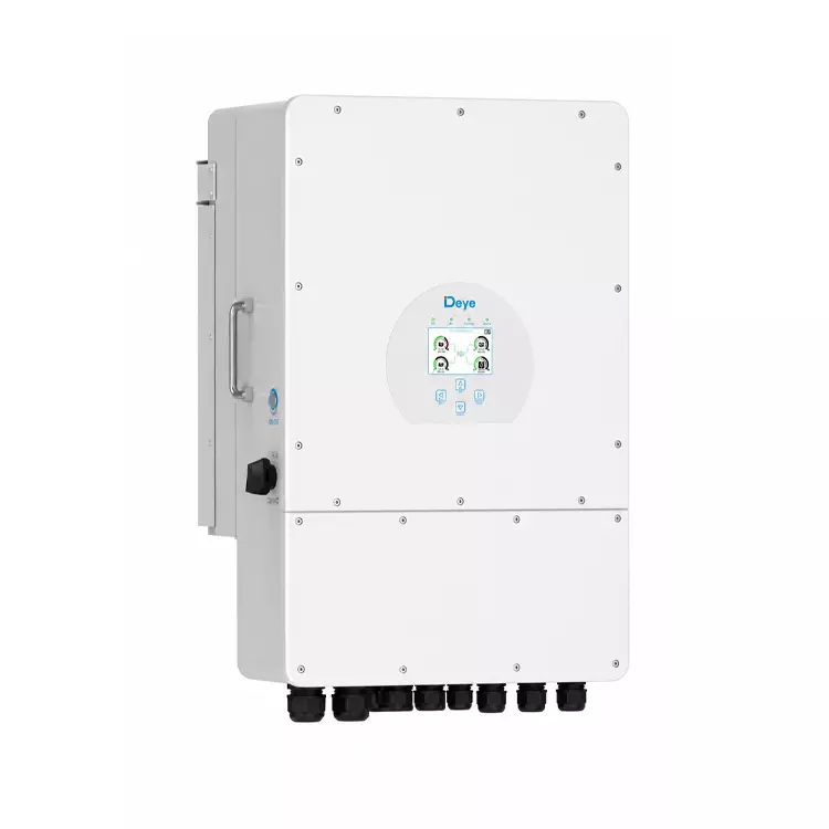 عکس اصلی اینورتر هیبریدی 12KW برند Deye مدل SUN-12K -SG04LP3-EU سه فاز